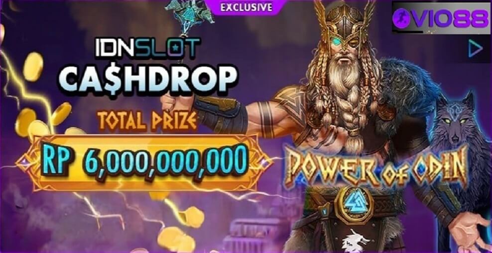 Dewa Norse Turun ke Slot Review Slot Ekslusif Power of Odin Hanya di Vio88