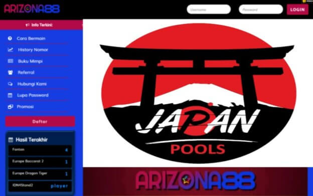 Situs togel japan pools arizona88